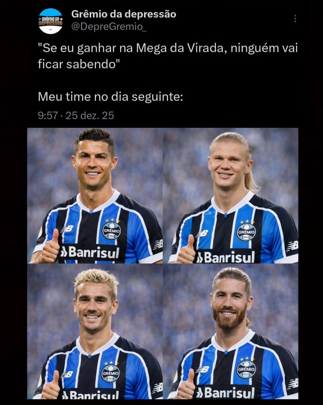Post 8 by Grêmio da Depressão on Instagram (image)