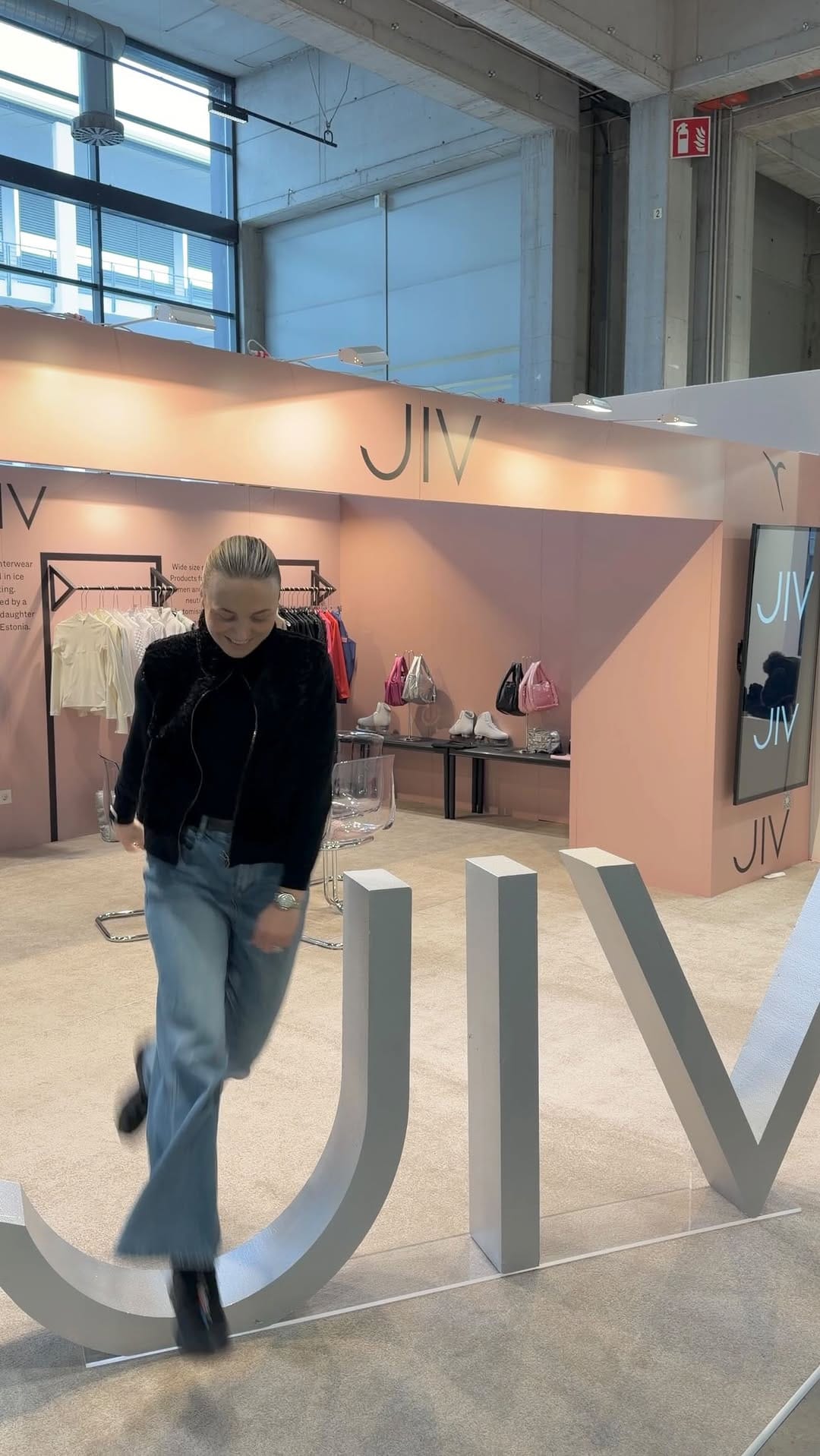 Post 1 by JIV - Winterwear rooted in ice skating on Instagram (video)