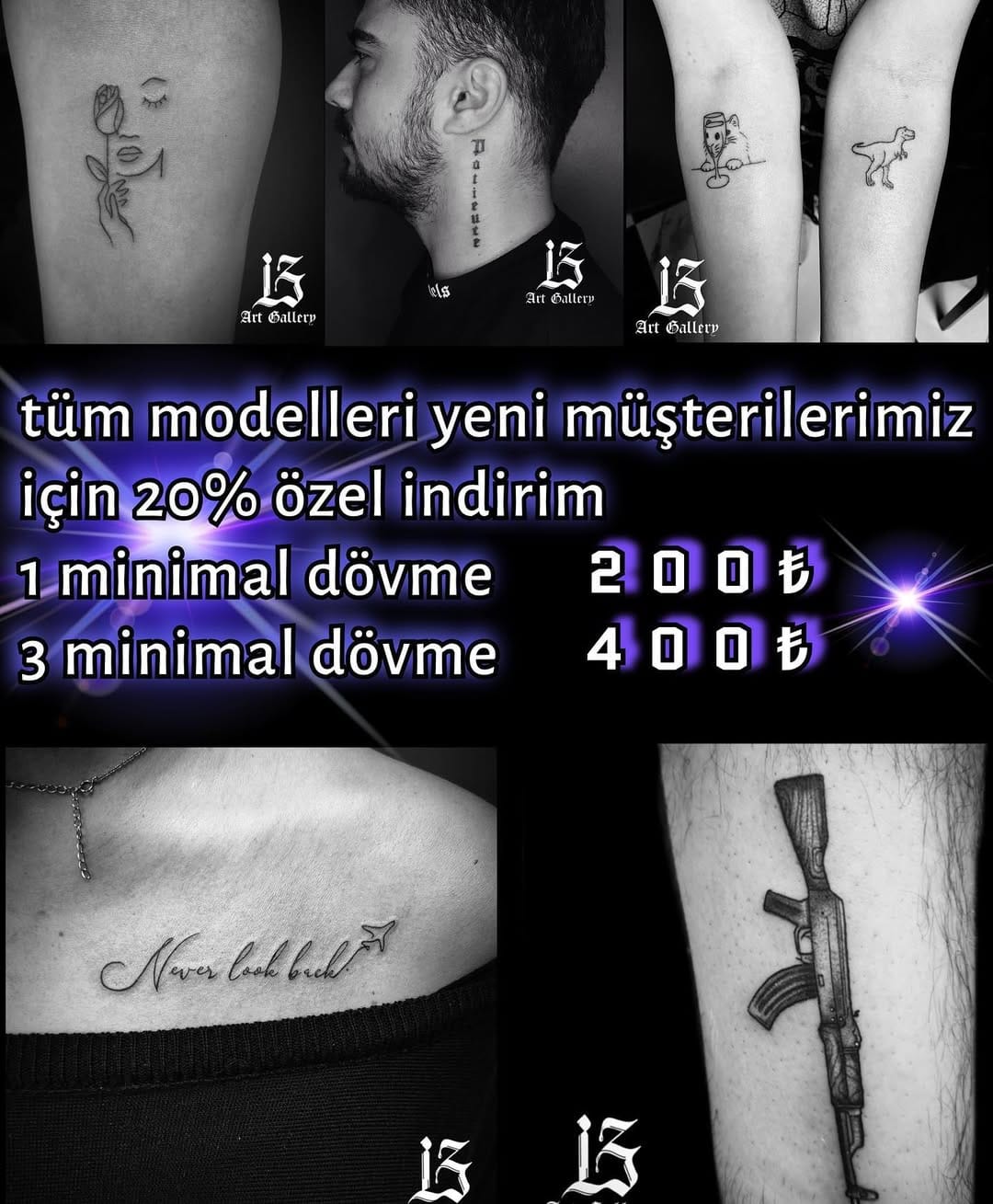 Post 1 by 13 ink Tattoo on Instagram (image)