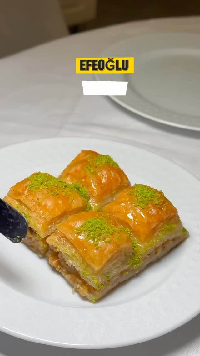 Post 2 by Efeoglu Baklava on Instagram (video)