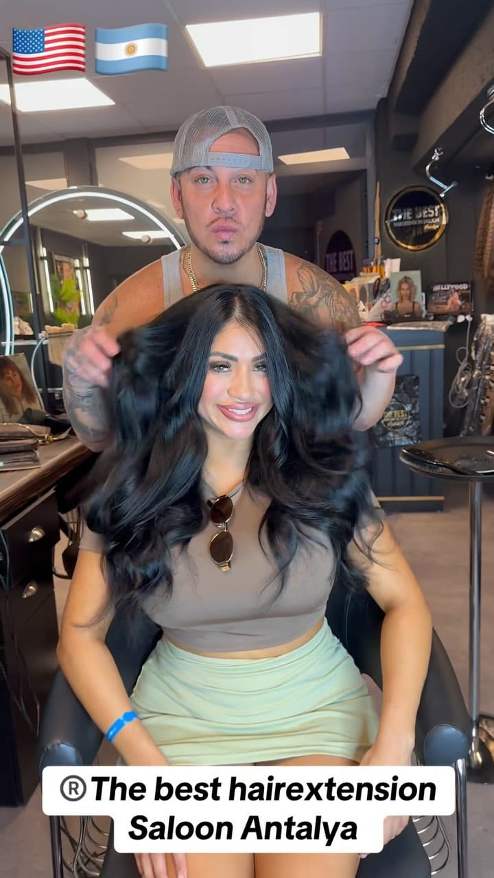Post 10 by HairextensionAntalya Saloon🧿 on Instagram (video)