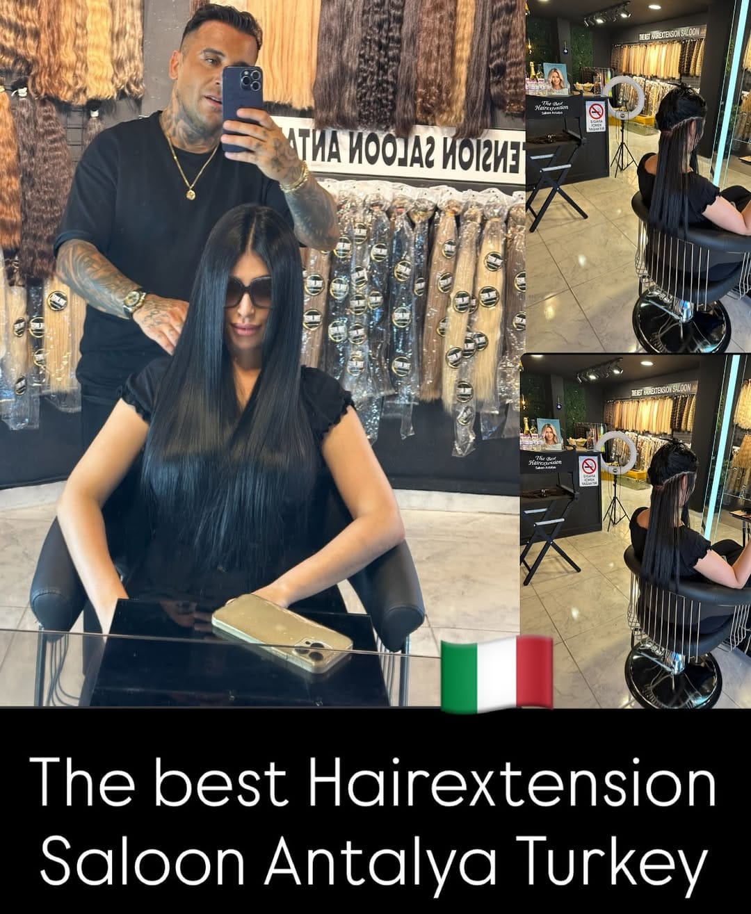 Post 2 by HairextensionAntalya Saloon🧿 on Instagram (image)