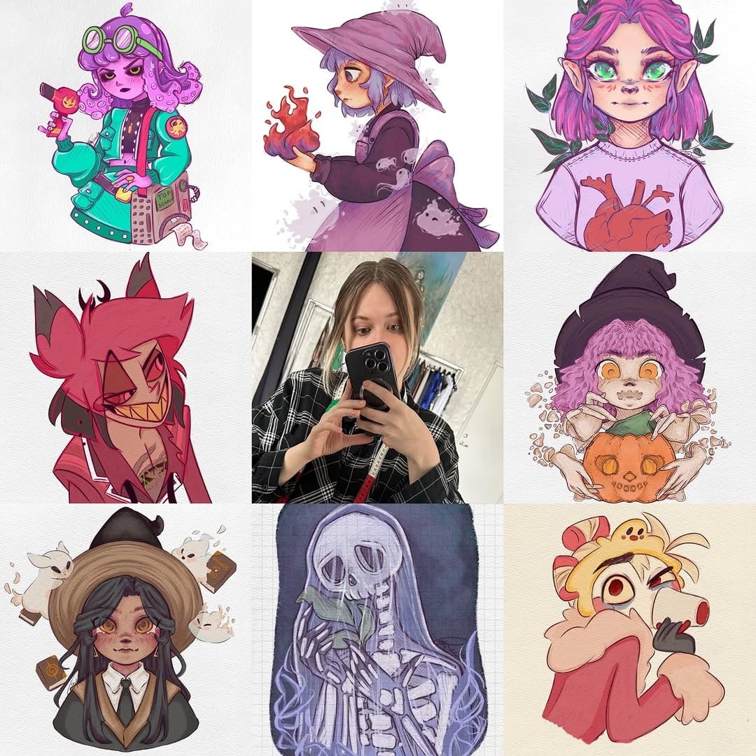 Post 4 by Liisu 👻🎨 on Instagram (carousel)