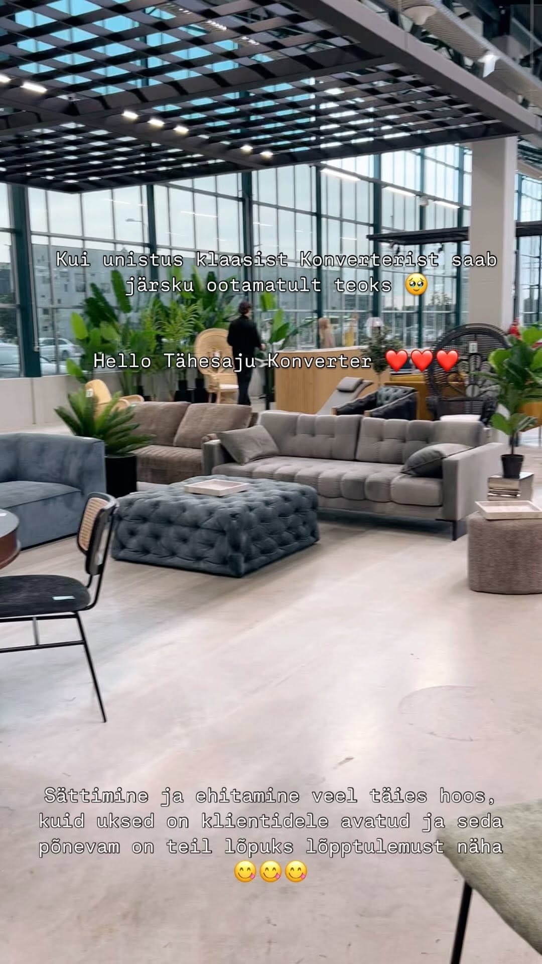 Post 10 by Konverter sisustuskeskus on Instagram (video)