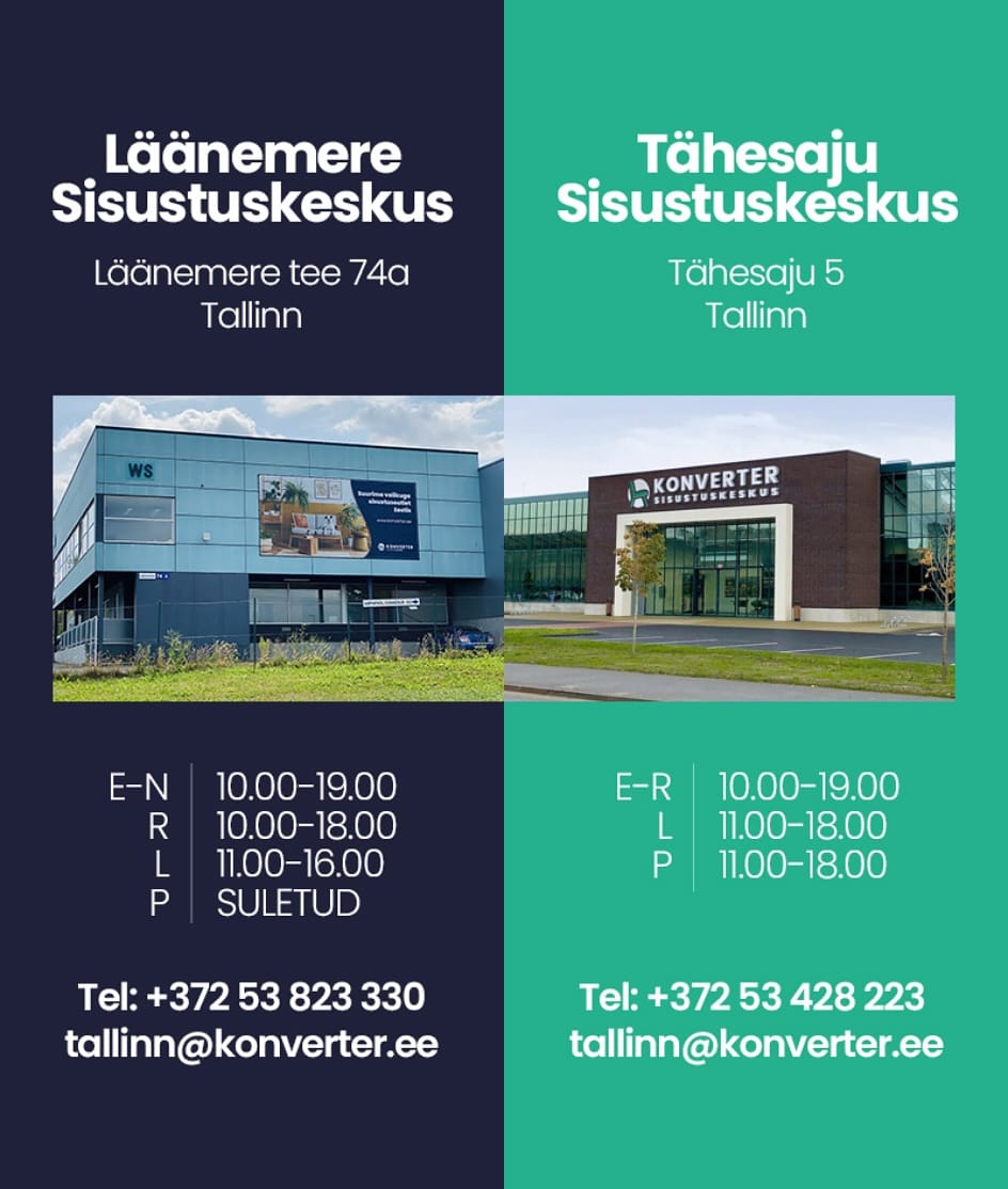 Post 9 by Konverter sisustuskeskus on Instagram (image)