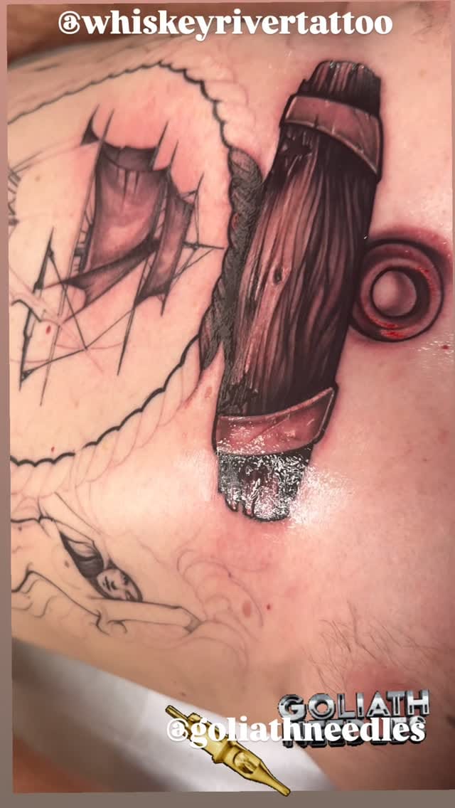 Post 7 by Whiskey River Tattoo on Instagram (video)