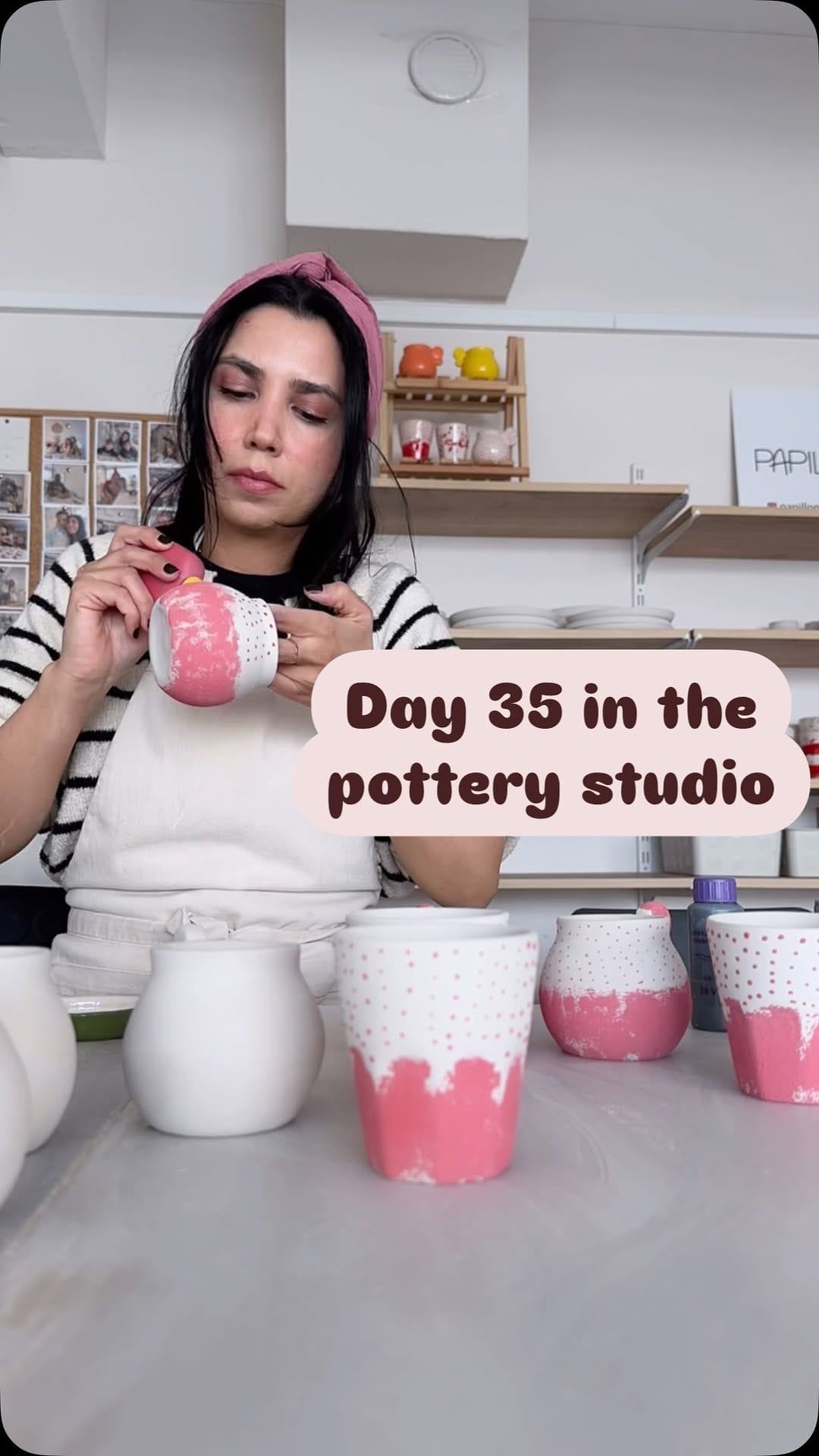 Post 10 by Papillon Ceramics on Instagram (video)