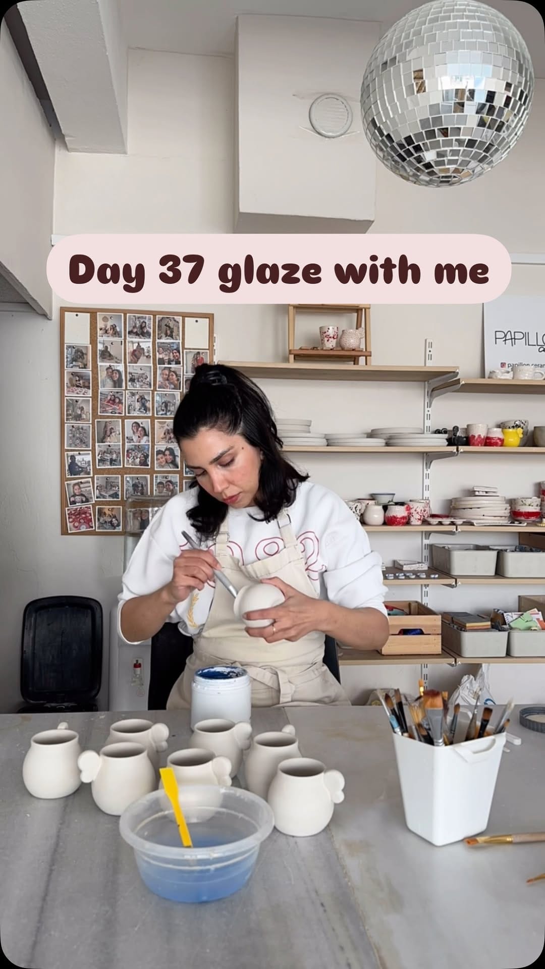 Post 7 by Papillon Ceramics on Instagram (video)