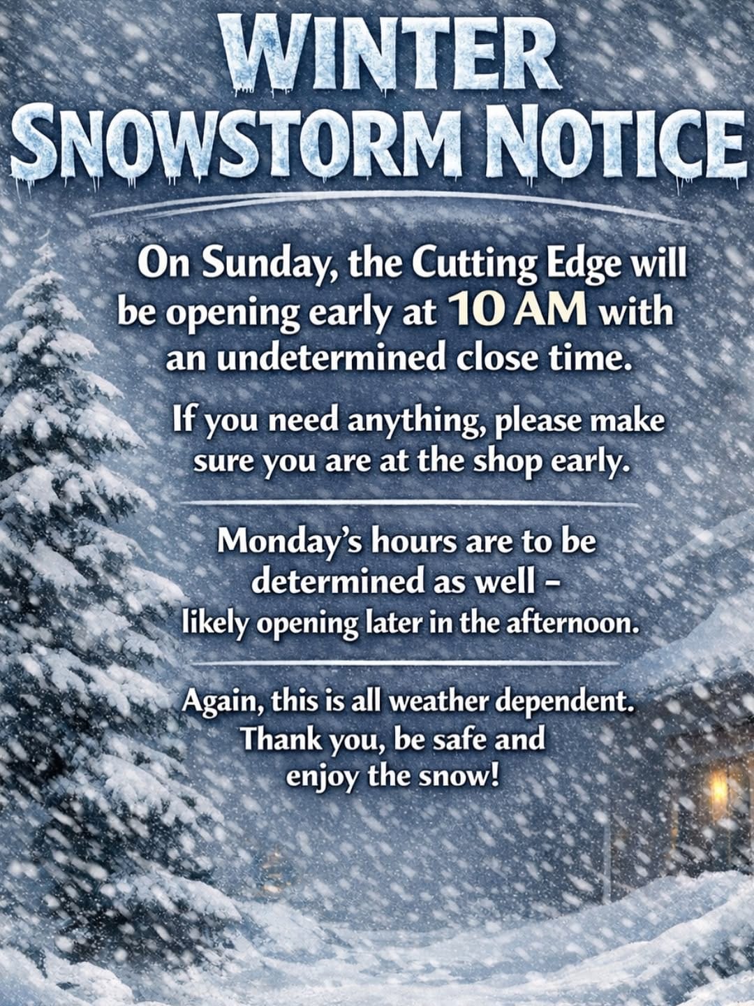 Post 1 by Cutting Edge on Instagram (image)