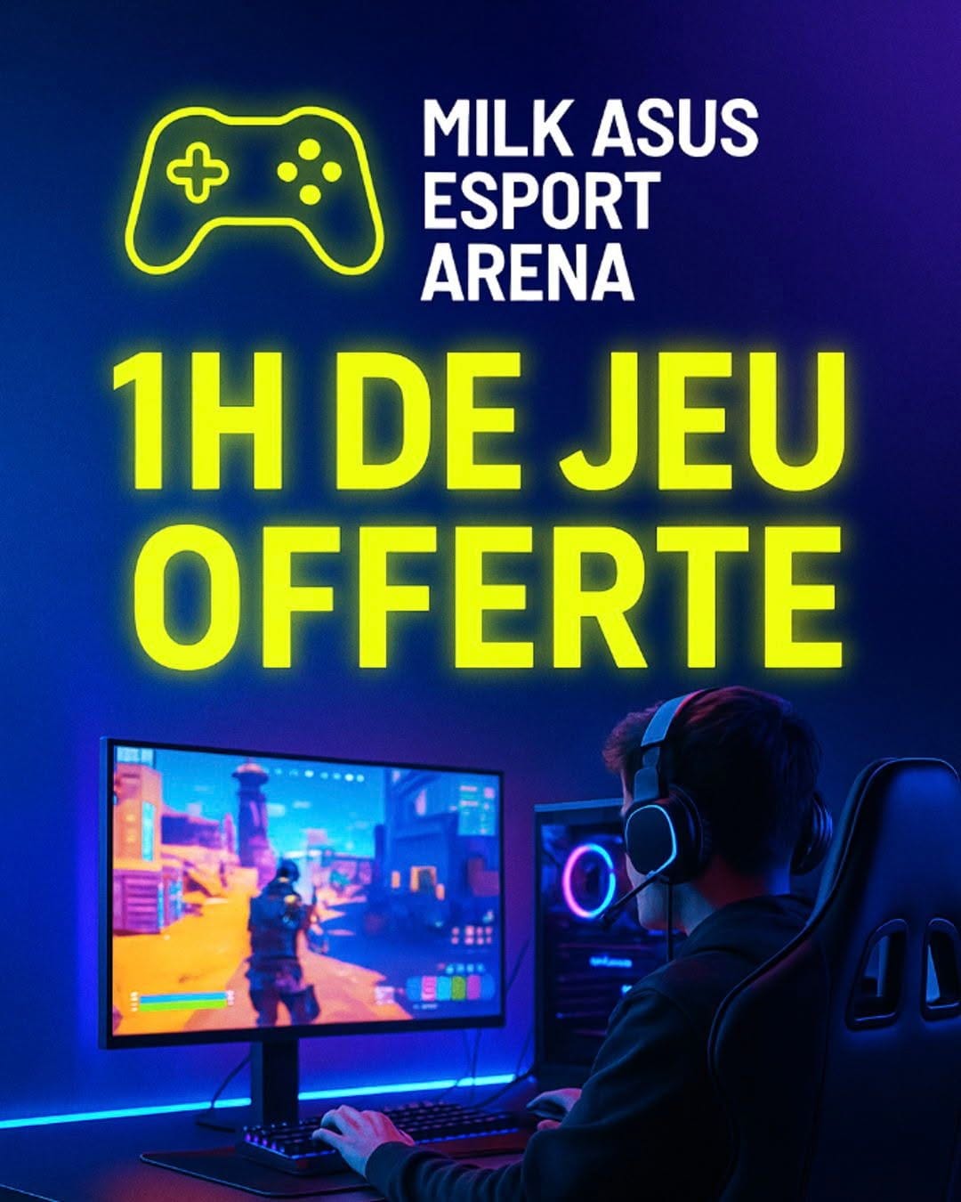 Post 9 by MILK Asus E-Sport Arena on Instagram (image)