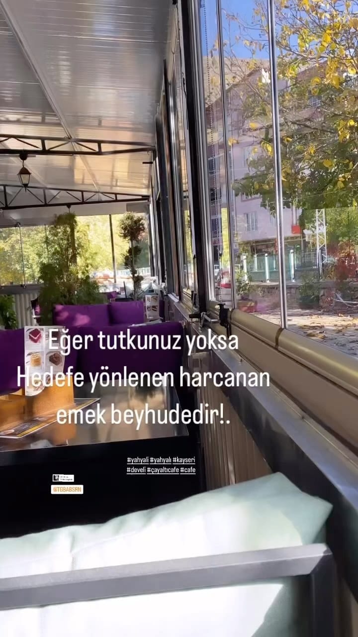 Post 9 by Cayalti Caffe Yahyali on Instagram (video)