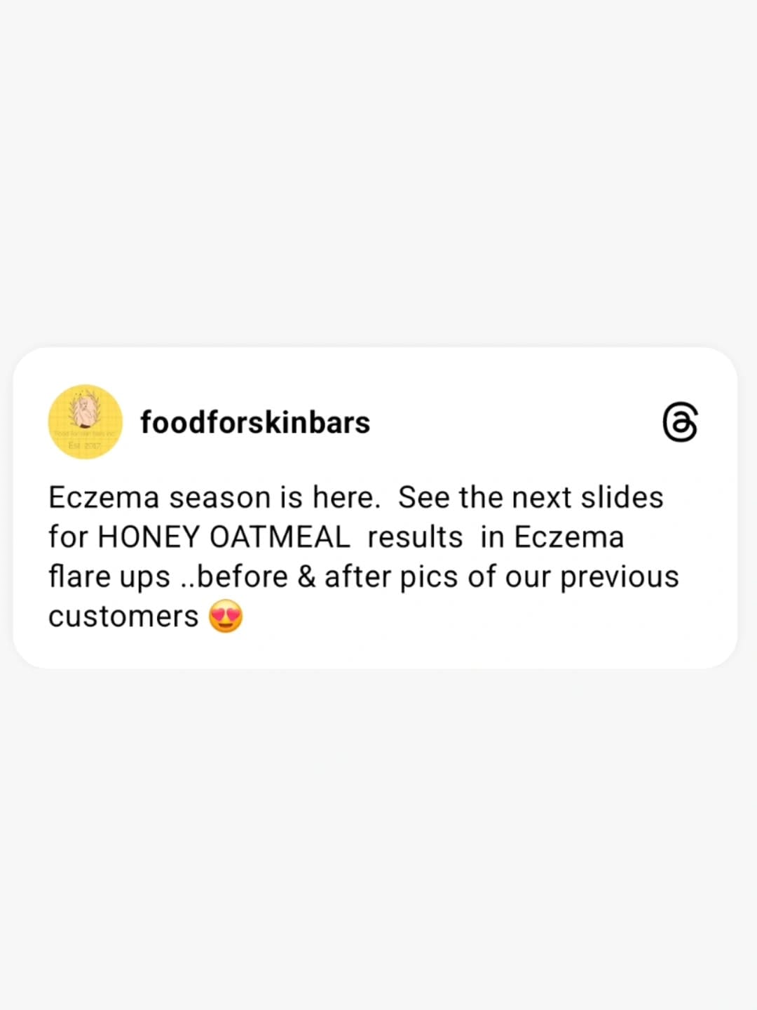 Post 5 by Food For Skin Bars on Instagram (carousel)
