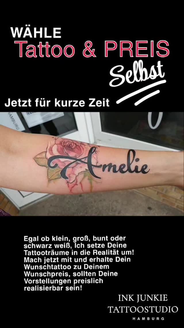 Post 7 by INK JUNKIE TATTOOSTUDIO on Instagram (video)