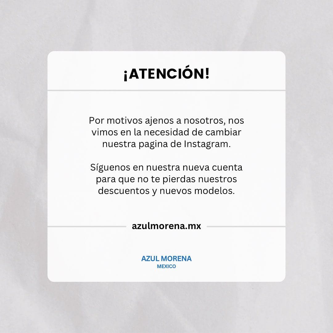 Post 1 by @azulmorenamexico on Instagram (carousel)