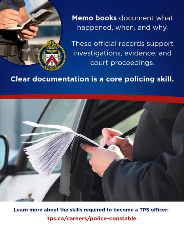 Post 1 by Toronto Police - Talent Acquisition on Instagram (video)
