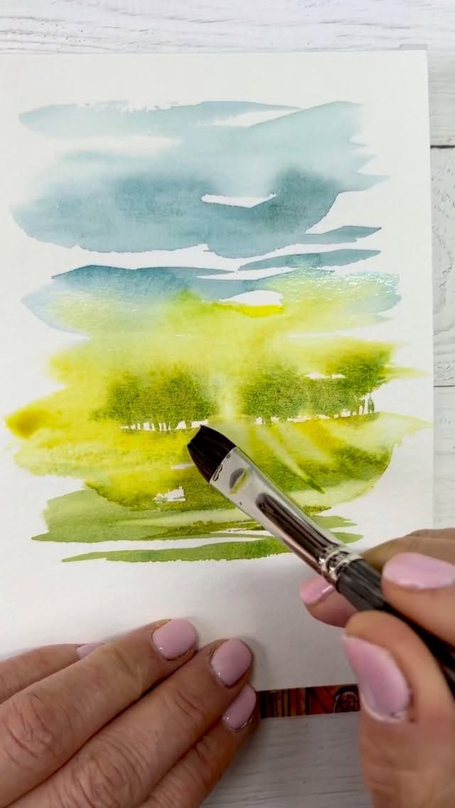 Post 10 by RANA 🧿 Watercolour Artist on Instagram (video)