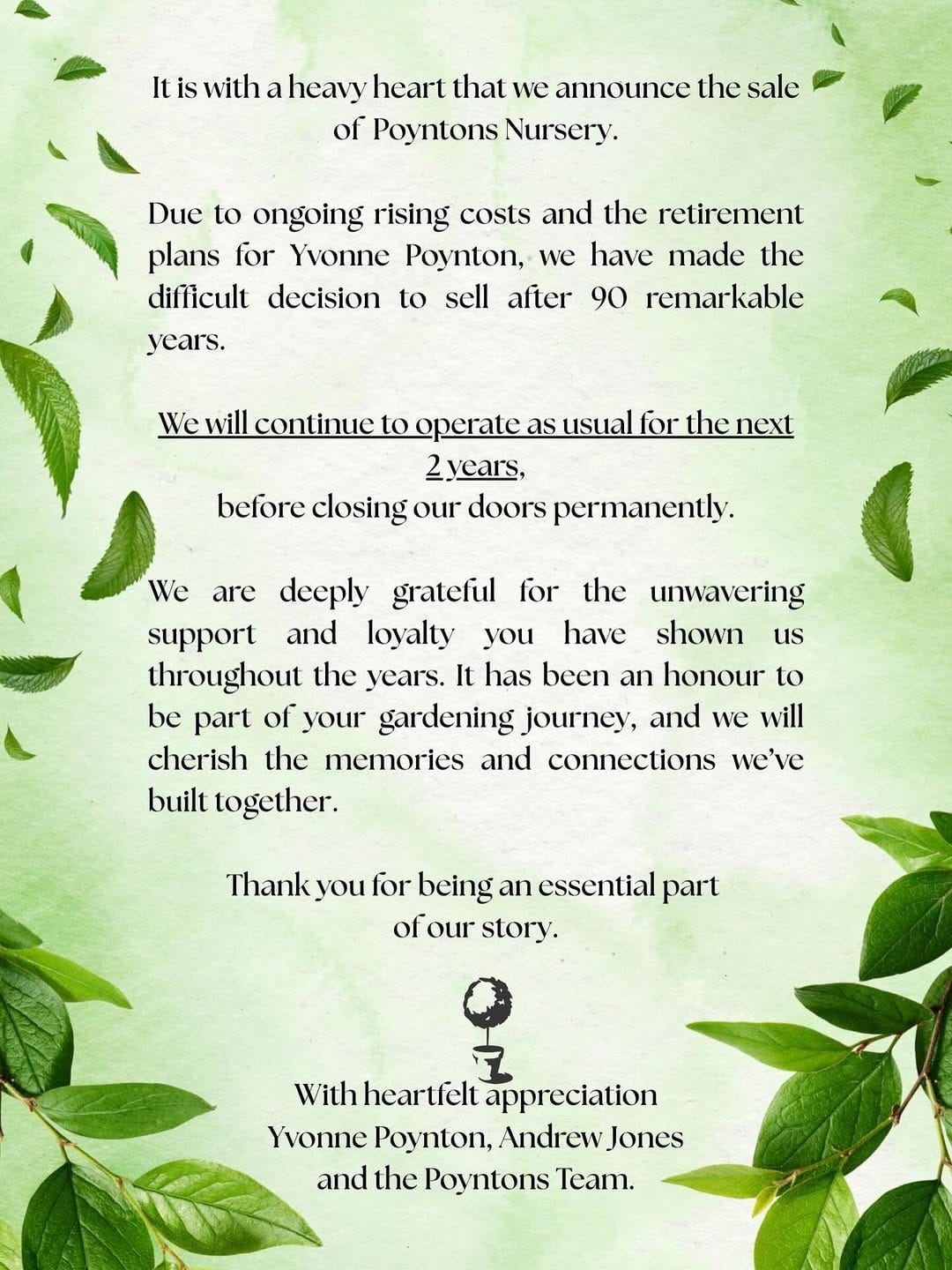 Post 10 by Poyntons Nursery ™ on Instagram (image)