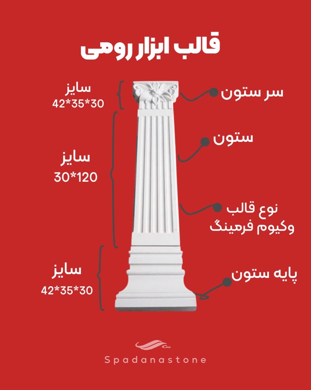 Post 1 by قالب سنگ مصنوعی on Instagram (carousel)
