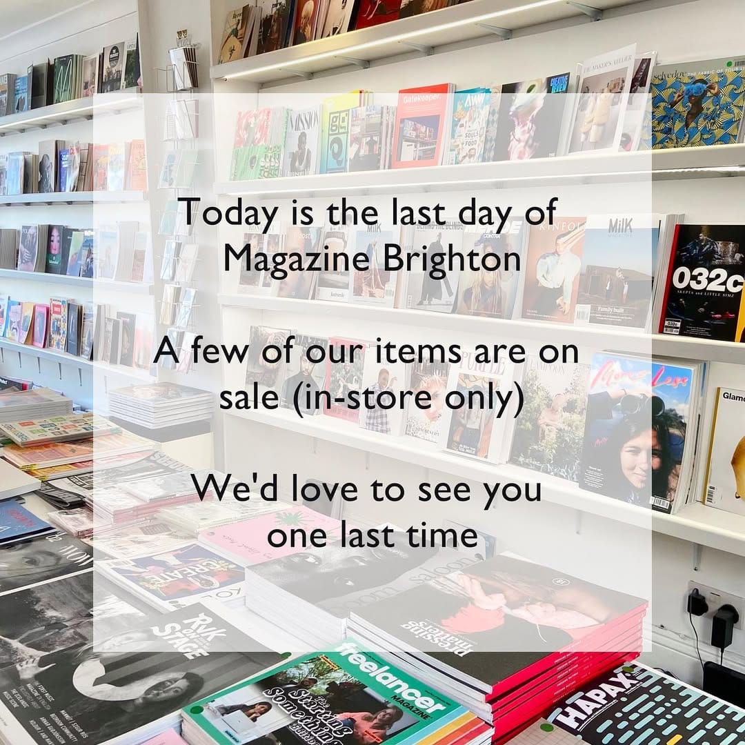 Post 4 by MAGAZINE BRIGHTON on Instagram (carousel)