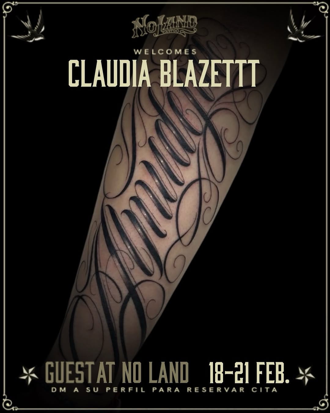Post 4 by No Land Tattoo Valencia on Instagram (carousel)