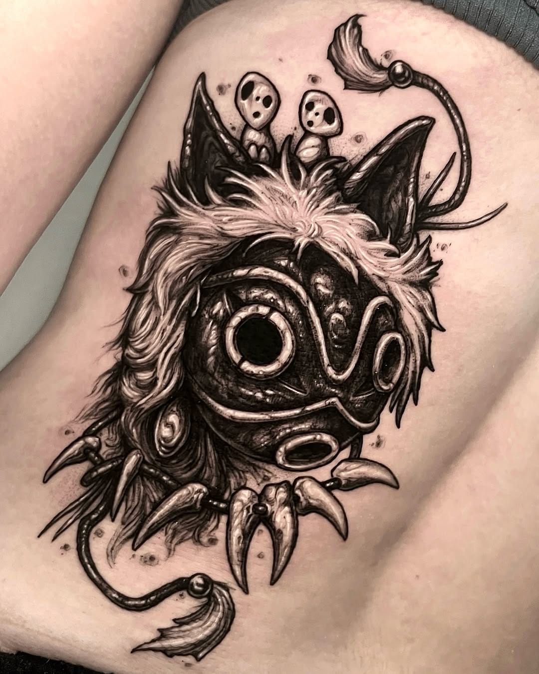 Post 3 by ZUSEN. Blackwork tattoo on Instagram (carousel)