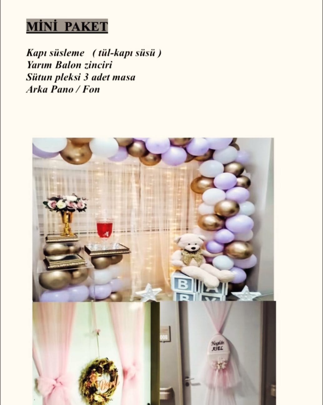 Post 3 by EFSA BABY SHOWER on Instagram (image)