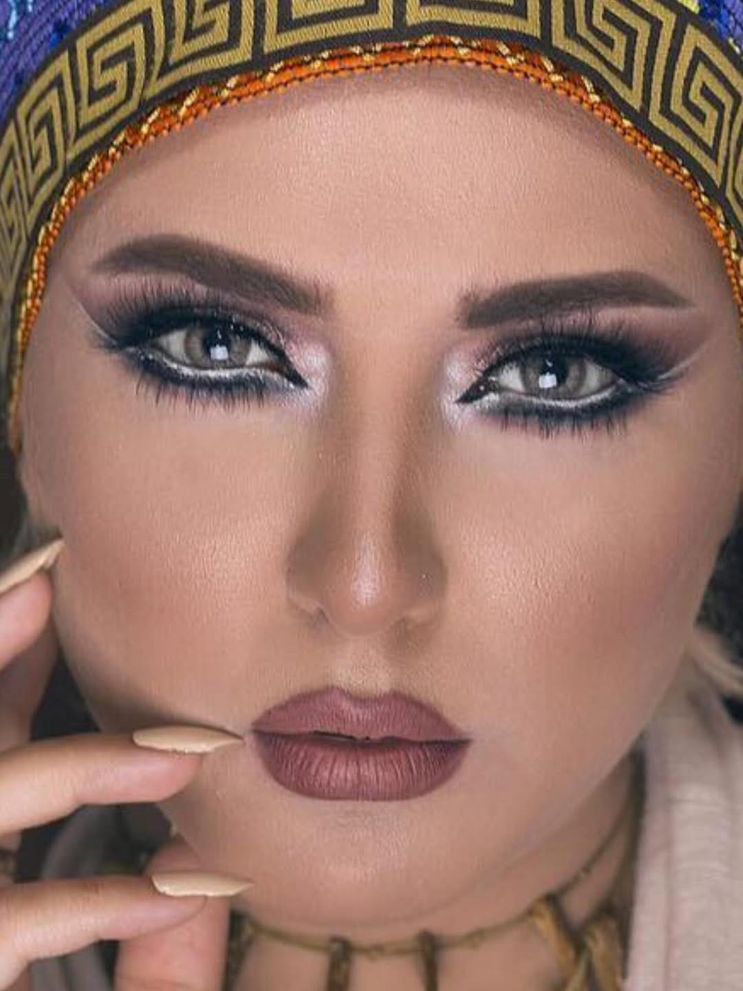 Post 1 by Sally Nashaat makeup art on Instagram (image)