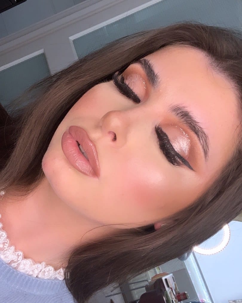 Post 7 by Sally Nashaat makeup art on Instagram (image)