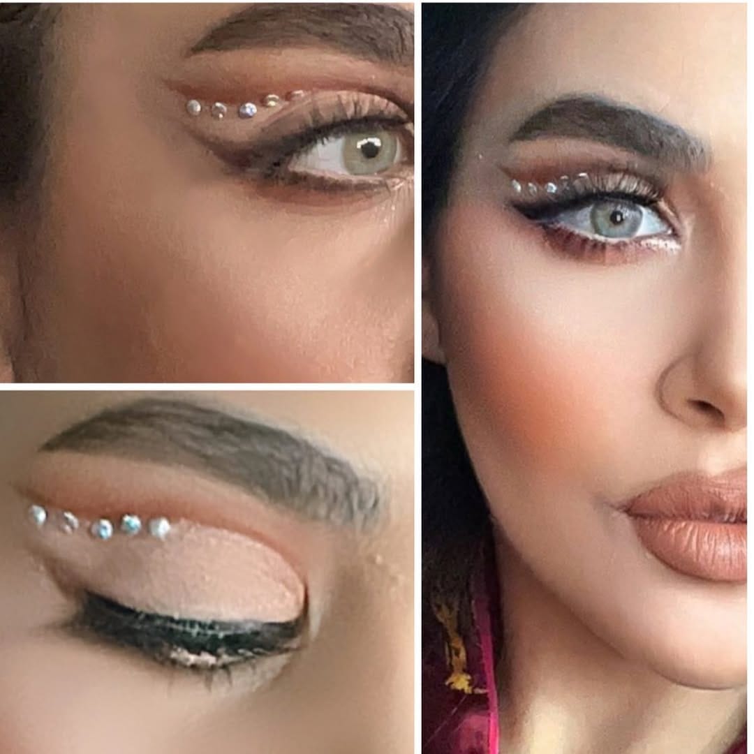 Post 4 by Sally Nashaat makeup art on Instagram (image)