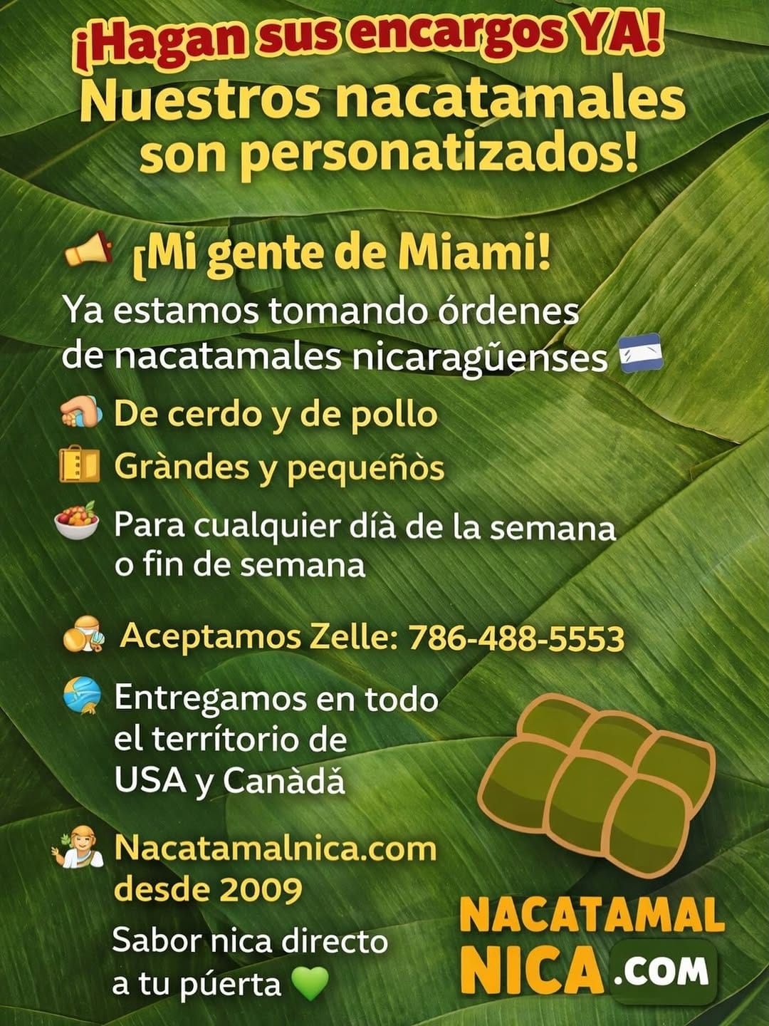 Post 5 by Nacatamalnica.com on Instagram (image)