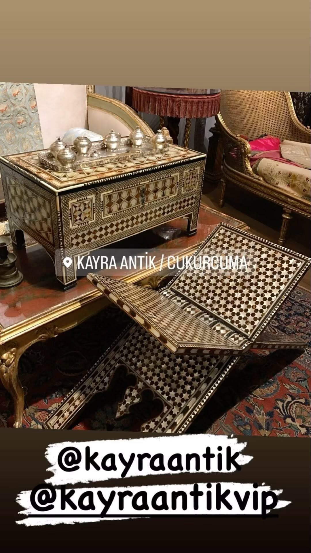 Post 3 by Kayra Antiques / Cukurcuma on Instagram (video)