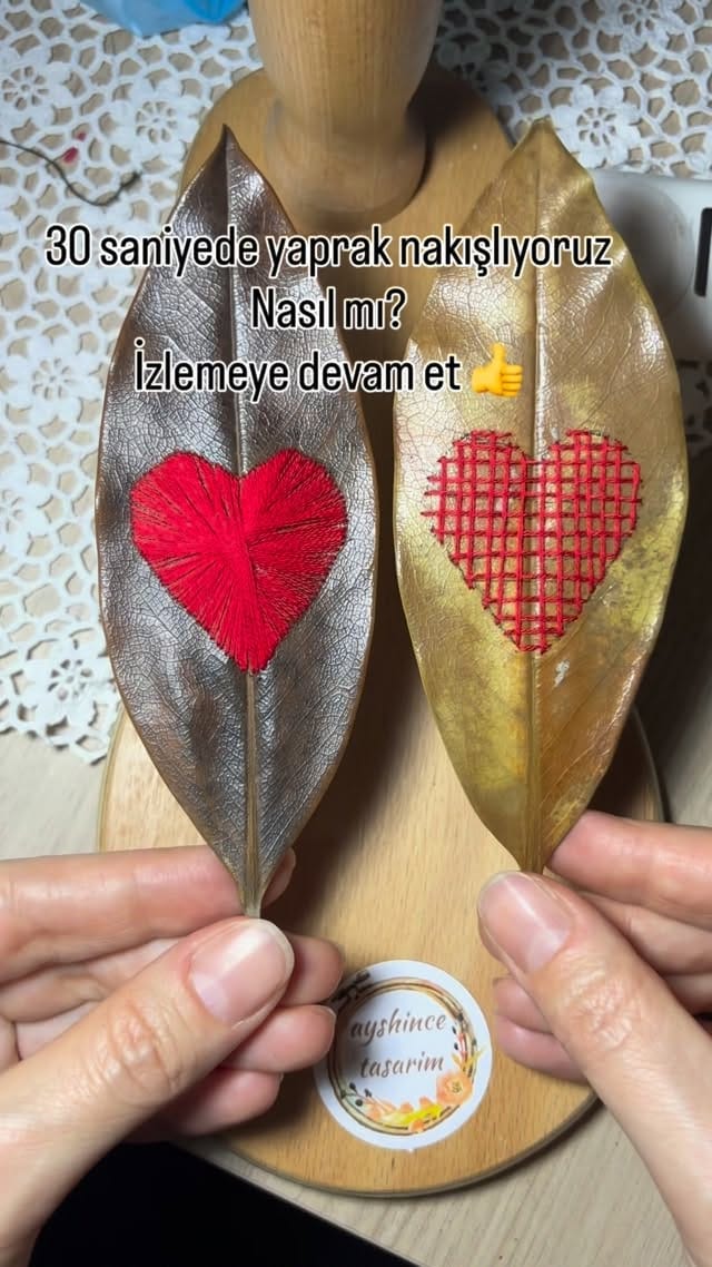 Post 4 by Ayşin 💐 Nakış tasarım💐el emeği hediyelik on Instagram (video)