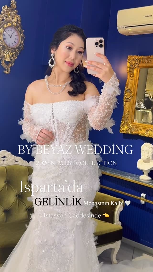 Post 2 by BY BEYAZ WEDDİNG | Wedding Dress | Gelinlik on Instagram (video)