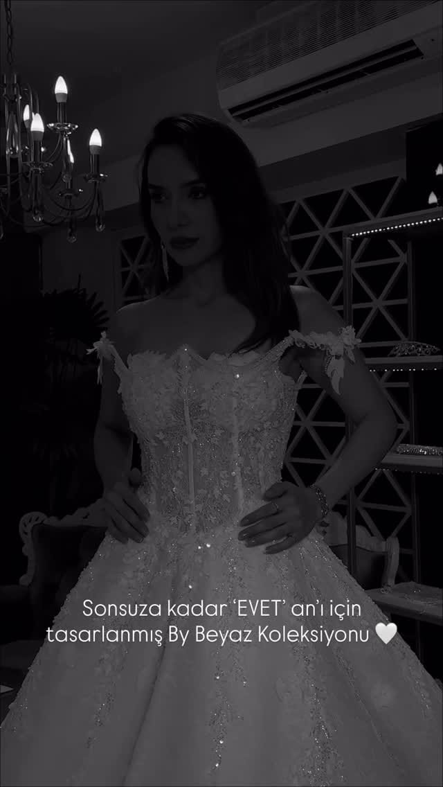 Post 6 by BY BEYAZ WEDDİNG | Wedding Dress | Gelinlik on Instagram (video)