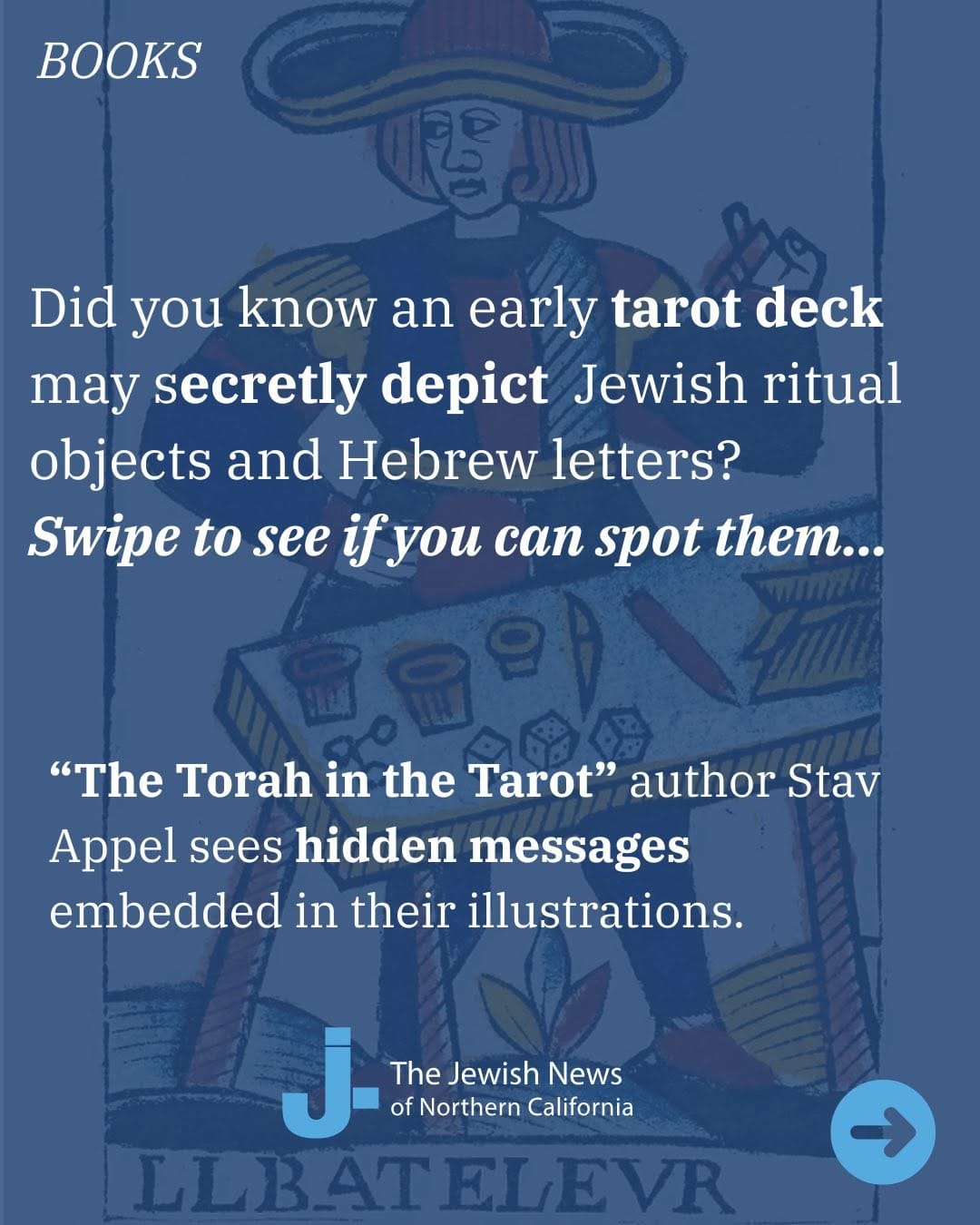 Post 6 by The Torah in the Tarot on Instagram (carousel)