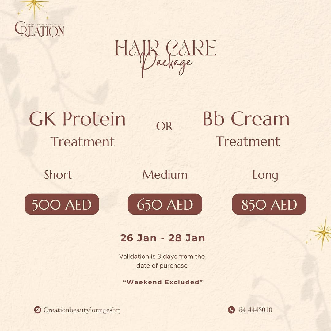 Post 4 by Creation Beauty Lounge on Instagram (carousel)