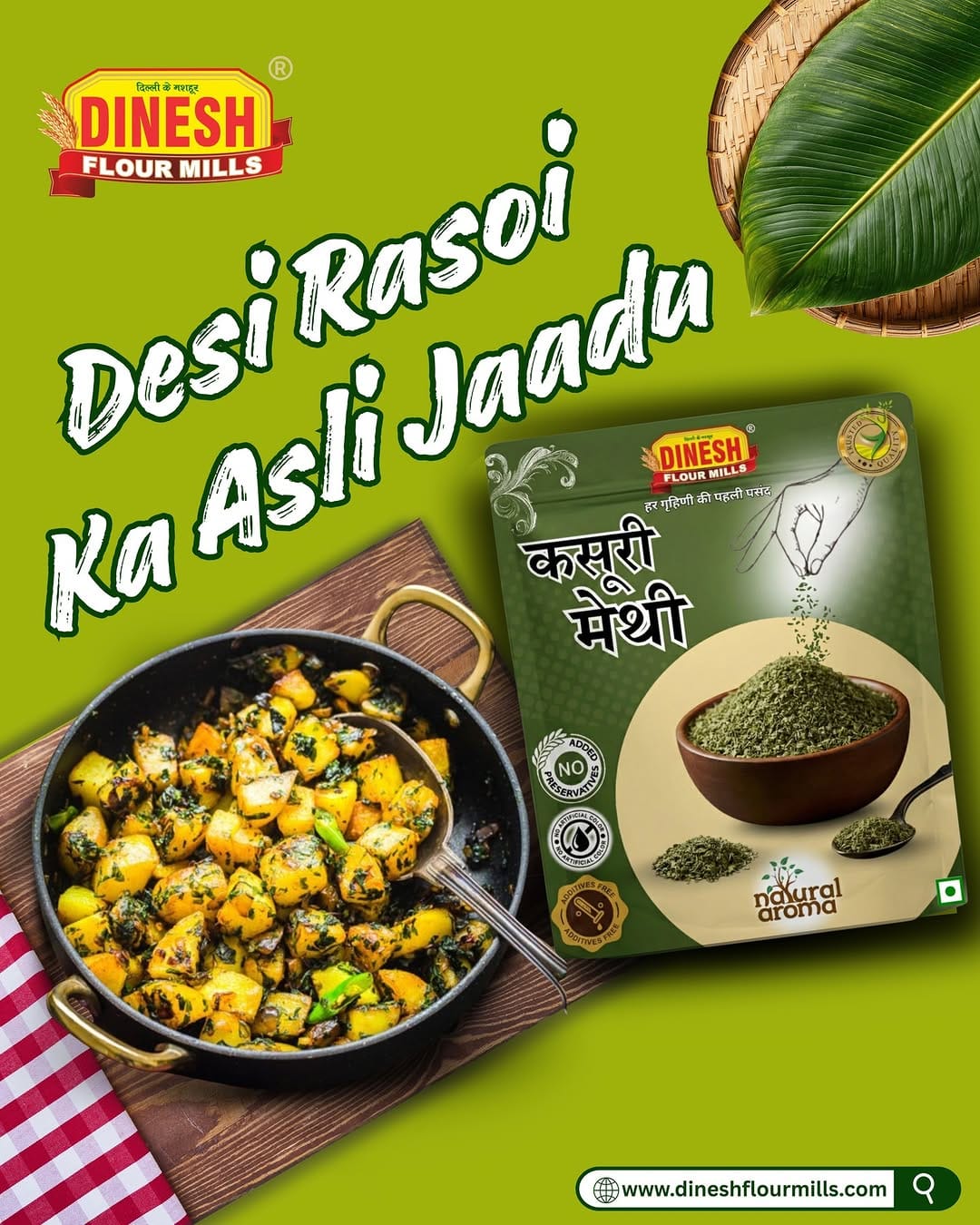 Post 5 by Dinesh Flour Mills on Instagram (image)