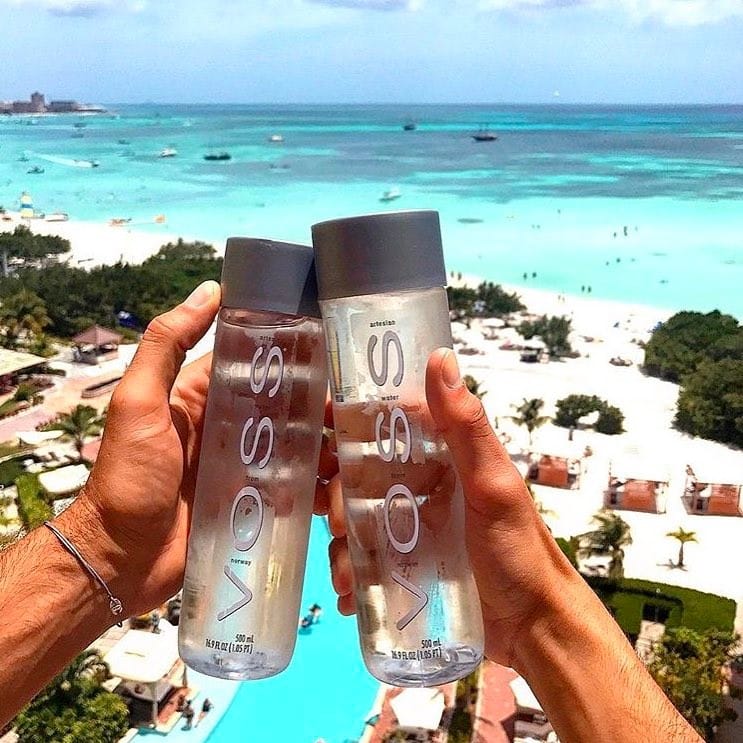 Post 3 by VOSS Water on Instagram (image)