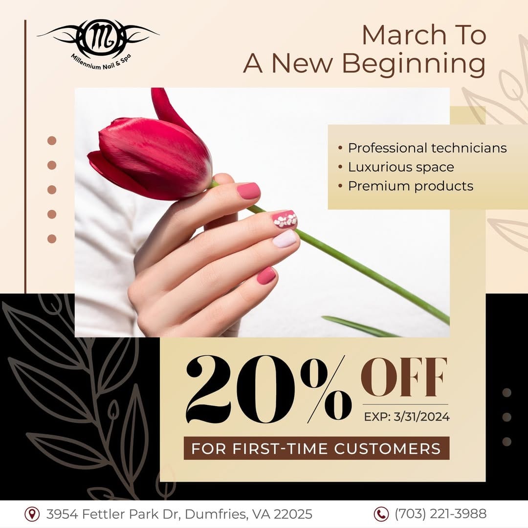 Post 10 by Millennium nails & spa on Instagram (carousel)