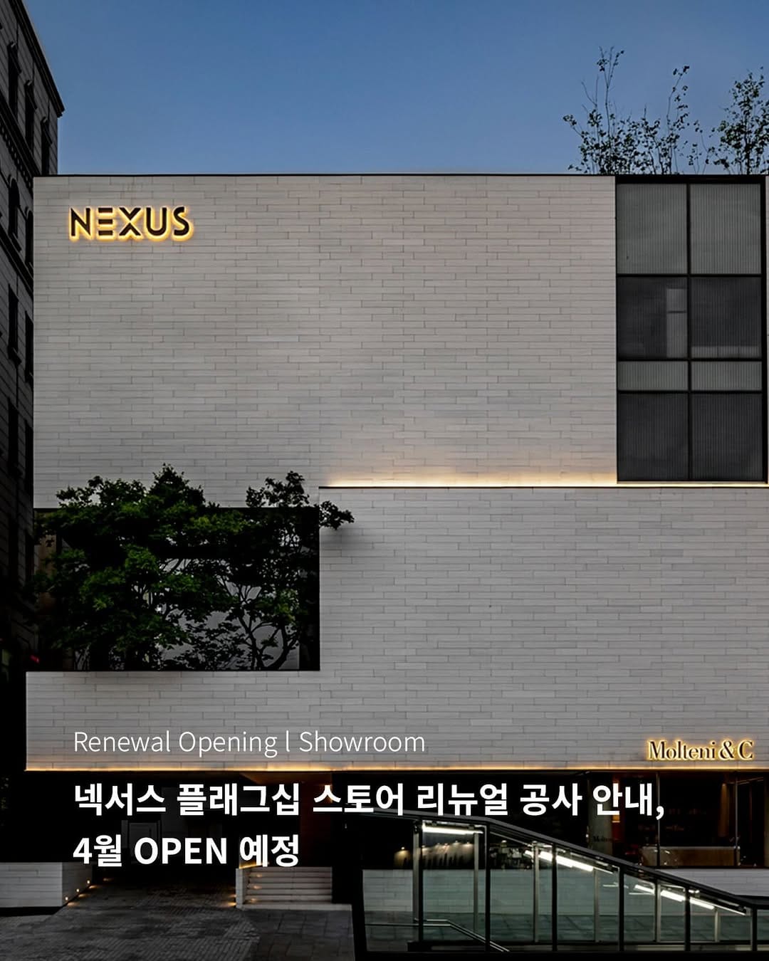 Post 1 by 넥서스 플래그십 스토어 Nexus Flagship Store on Instagram (image)