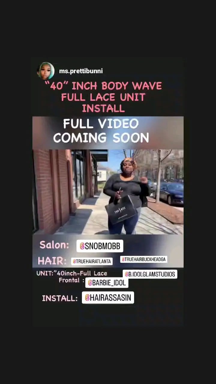 Post 10 by True Hair Atlanta on Instagram (video)
