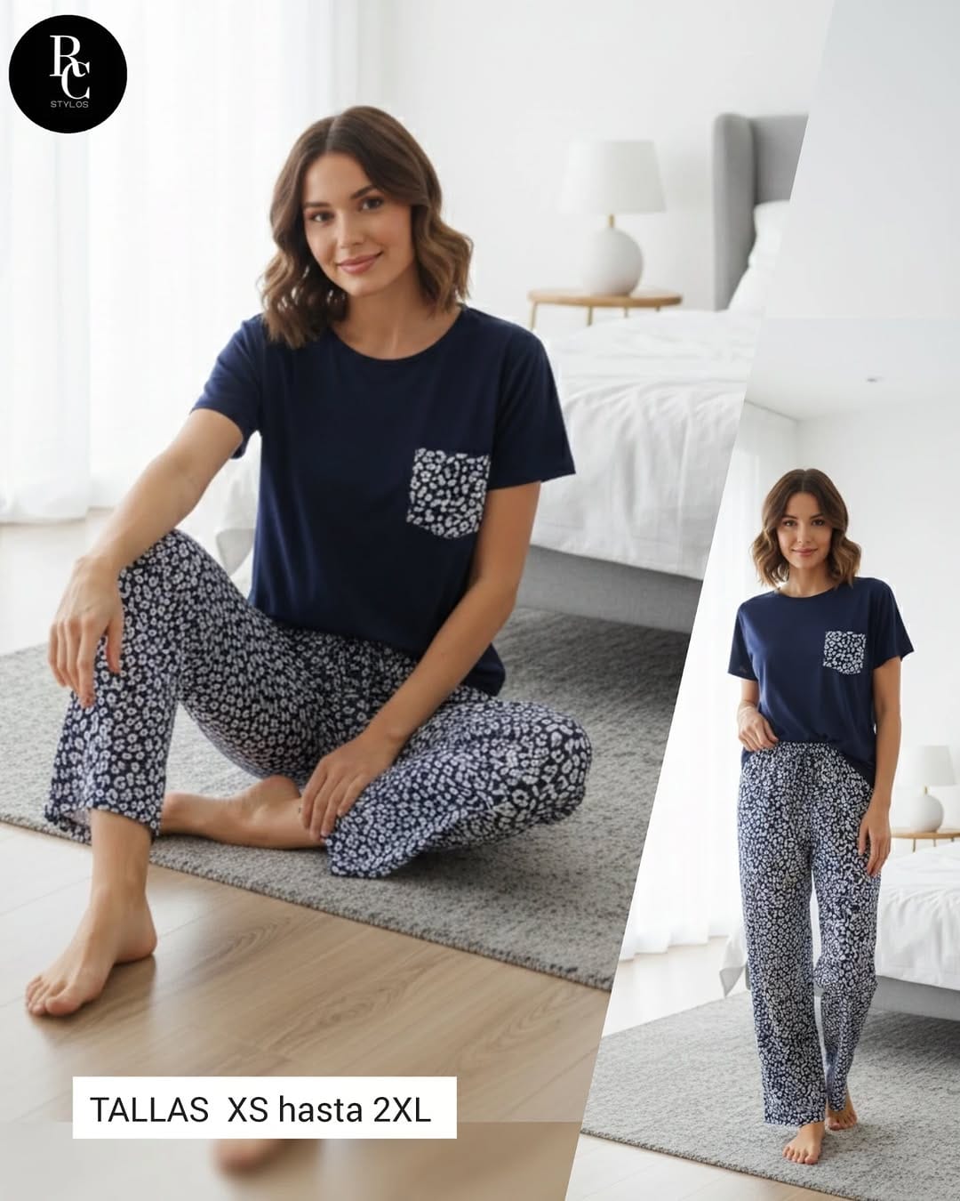 Post 4 by RC STYLOS  | PIJAMAS | BLUSAS on Instagram (carousel)