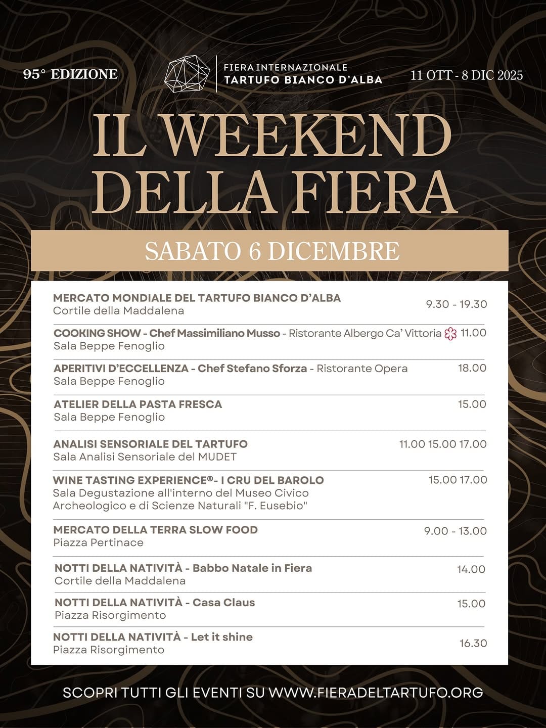Post 8 by Fiera Internazionale del Tartufo Bianco d’Alba on Instagram (carousel)
