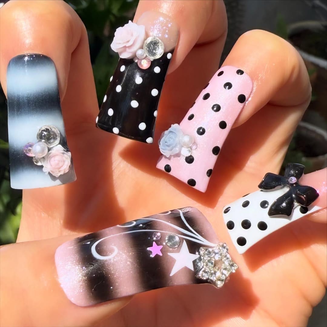 Post 5 by @roho7nailz on Instagram (carousel)
