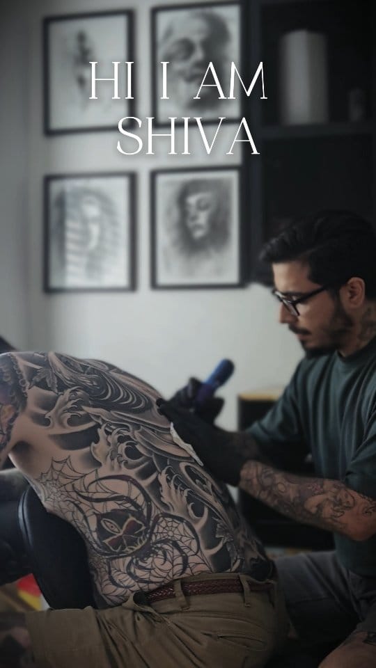 Post 8 by Shiva | Black & Grey Realism on Instagram (video)