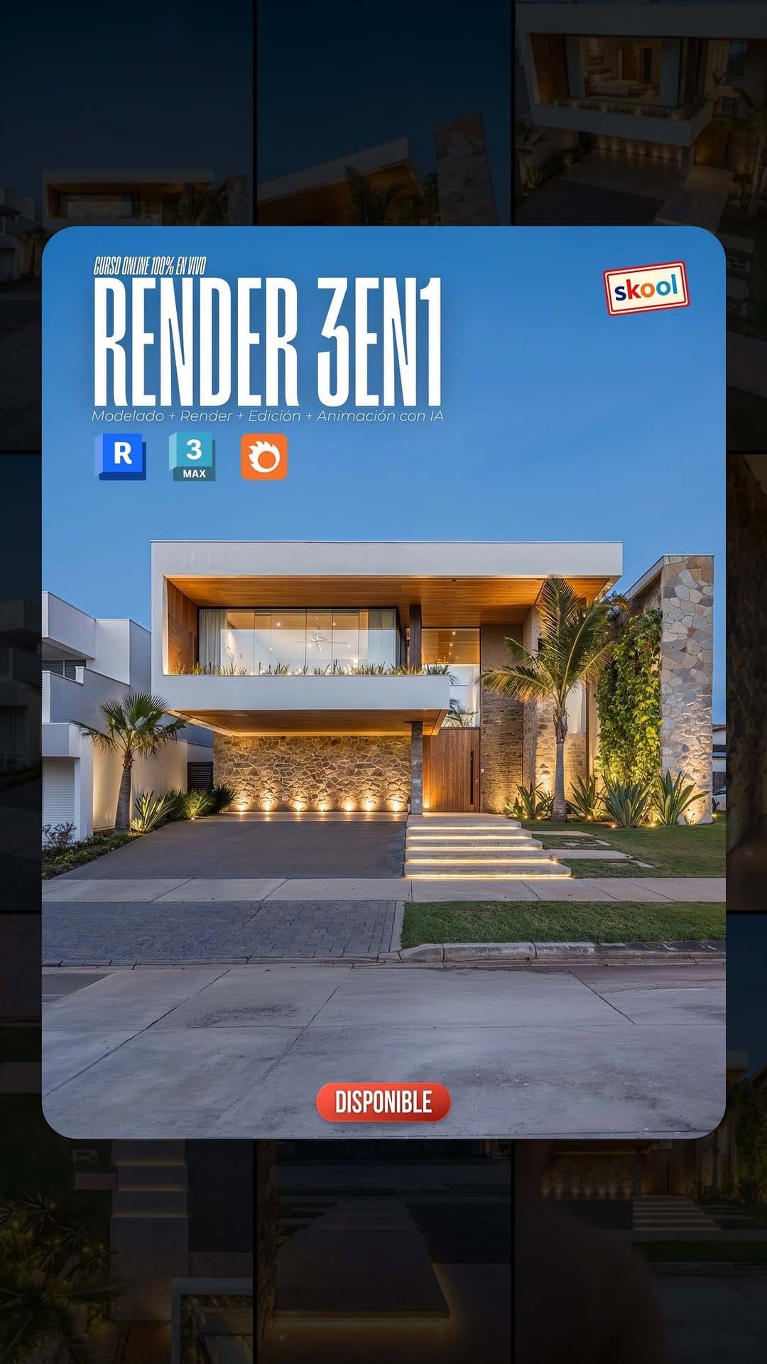 Post 7 by Cursos de Render | Revit | Librerias 3D on Instagram (video)