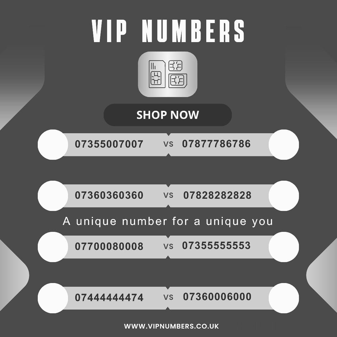 Post 1 by UK Gold Numbers For Sale on Instagram (image)