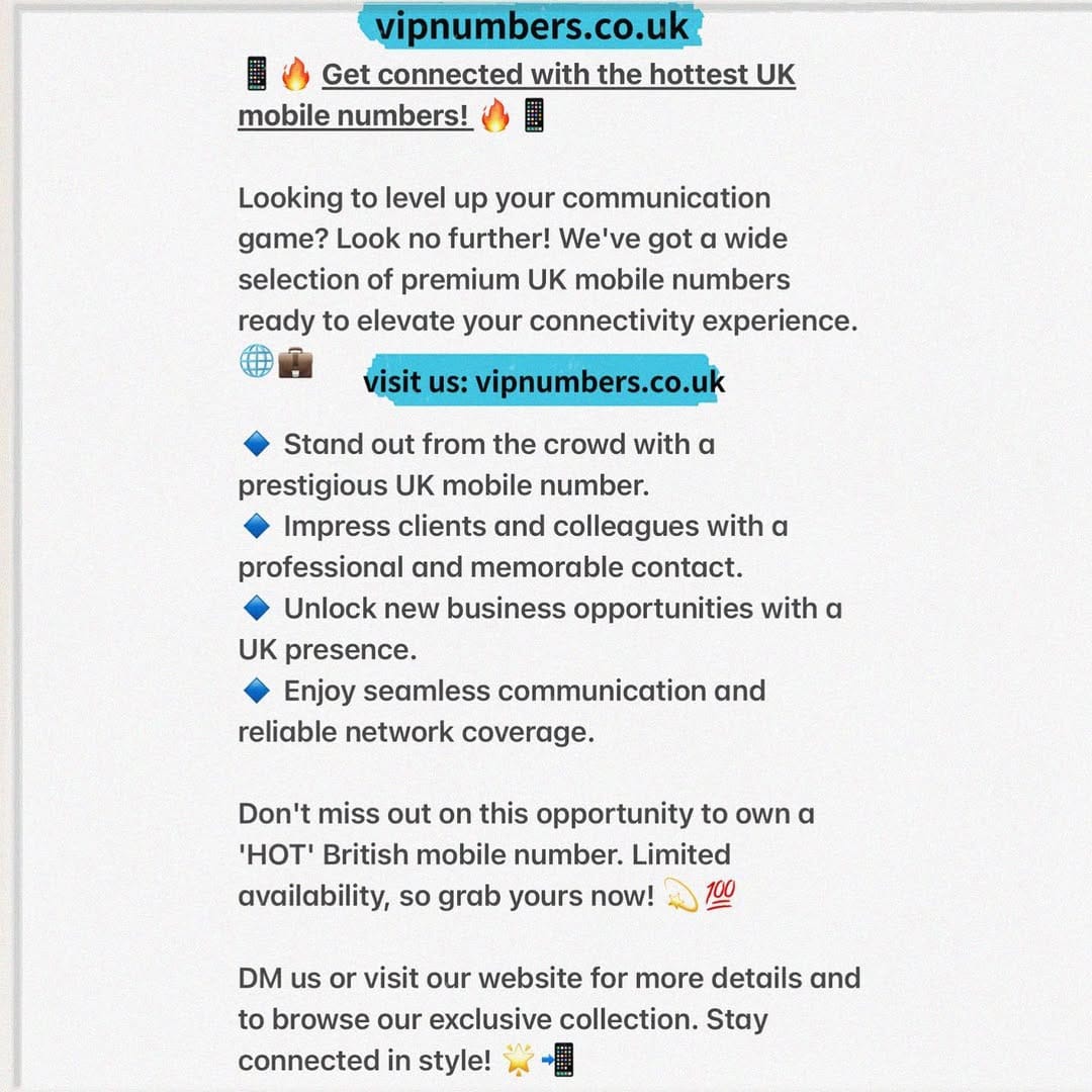 Post 2 by UK Gold Numbers For Sale on Instagram (image)