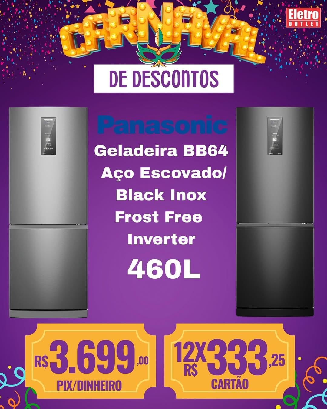 Post 2 by Eletro Outlet on Instagram (image)