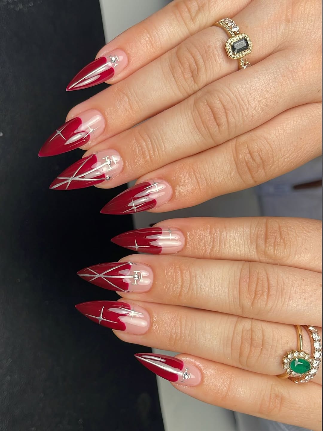 Post 1 by Gelx 🎀hand painted gel art 🎀self taught 💓 on Instagram (carousel)